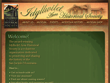 Tablet Screenshot of idyllwildhistory.org